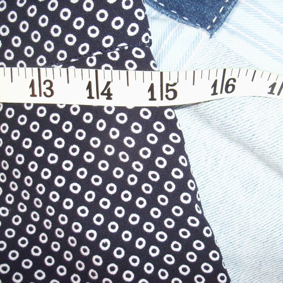 PRICE DROP!  Ann Taylor Navy/White Polka dot fit & flare 0 - Picture 13 of 16